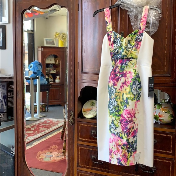 Black Halo dress new size 2 - Picture 3 of 3